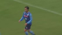 لقطة:كرة قدم: كيمورا تشيكي يسجل من لمسة خلفية ساحرة في دوري الدرجة الثانية الياباني