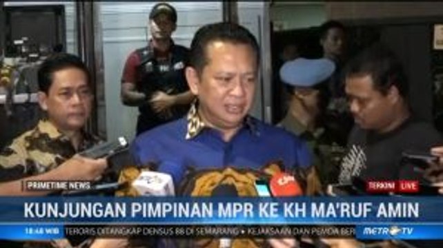 9 Pimpinan MPR Kunjungi Kediaman KH Ma'ruf Amin