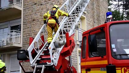 Intervention des pompiers pour une fuite d'eau aux allées du Parc