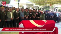 Şehit polis memuru memleketinde toprağa verildi