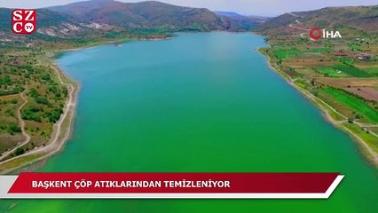 Download Video: Başkent’in içme su ihtiyacının sağlandığı baraj göllerinin çevreleri çöp atıklarından temizleniyor