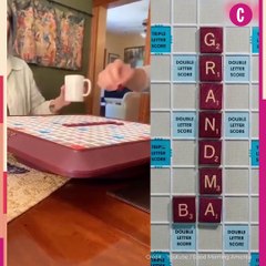 Elle apprend qu'elle va être grand-mère en jouant au Scrabble