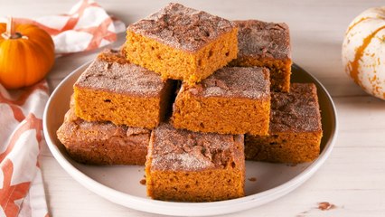 These Pumpkin Snickerdoodle Blondies Are Heaven Sent