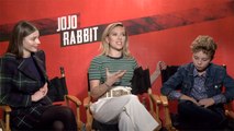 'Jojo Rabbit': Scarlett Johansson, Roman Griffin Davis, Thomasin McKenzie