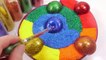 Water Balloons Foam Clay Cake Glue Slime Learn Colors Slime Ice Cream Fun Toys Kids