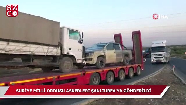 Suriye Milli Ordusu askerleri Şanlıurfa’ya gönderildi