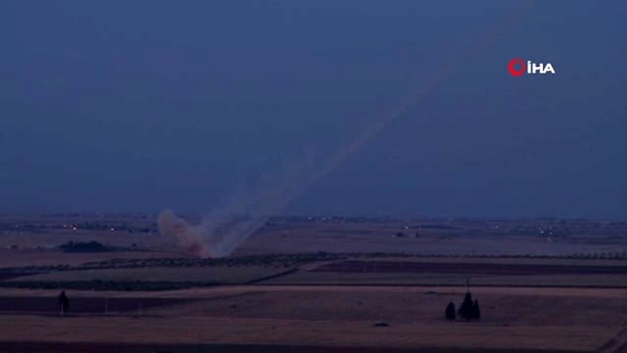 Rasulayn'daki terör hedefleri Çok Namlulu Roketatarlar ile vuruluyor