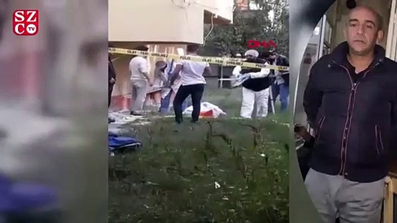 Korkunç olayı apartmandakiler fark etti
