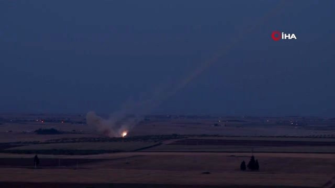 Rasulayn'daki terör hedefleri Çok Namlulu Roketatarlar ile vuruluyor