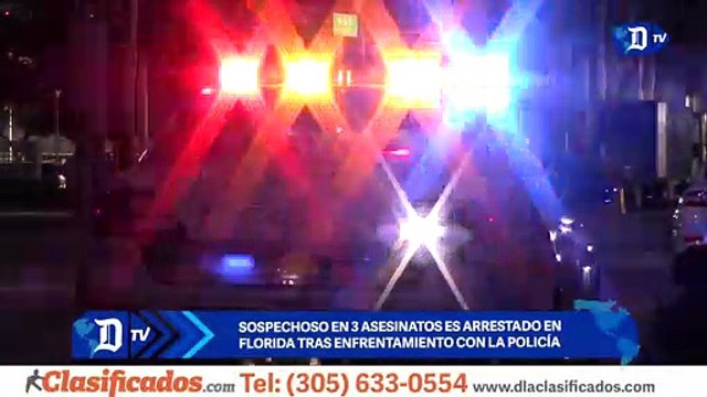 Sospechoso en 3 asesinatos es arrestado en Florida tras enfrentamiento con la policía | El Diario en 90 segundos