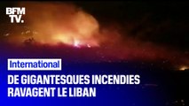 De gigantesques incendies ravagent le Liban