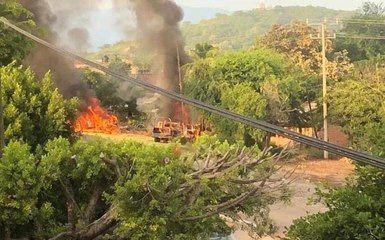 Así fue la emboscada a policías en Aguililla, Michoacán