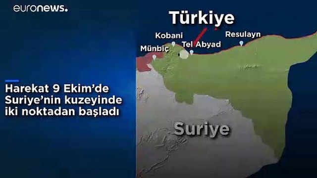 Barış Pınarı Harekatı: Suriye'de kim nerede? 7 günde ne oldu? Haritalı açıklama