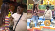 Bigg Boss Kannada 7  Deepika Das Fights Raju Talikote for Touching her