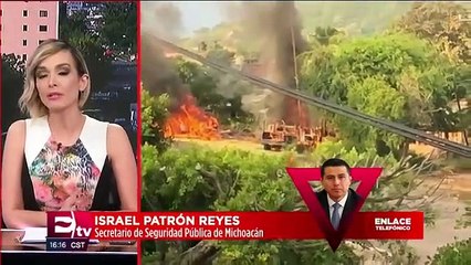 Israel Patrón habla de emboscada a militares en Michoacán