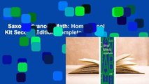Saxon Advanced Math: Homeschool Kit Second Edition Complete