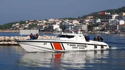 Çeşme'de göçmen botu alabora oldu