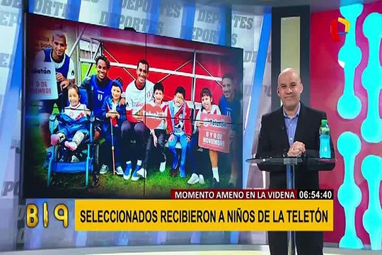 Así fue la emotiva visita de los niños de la Teletón a la Selección Peruana