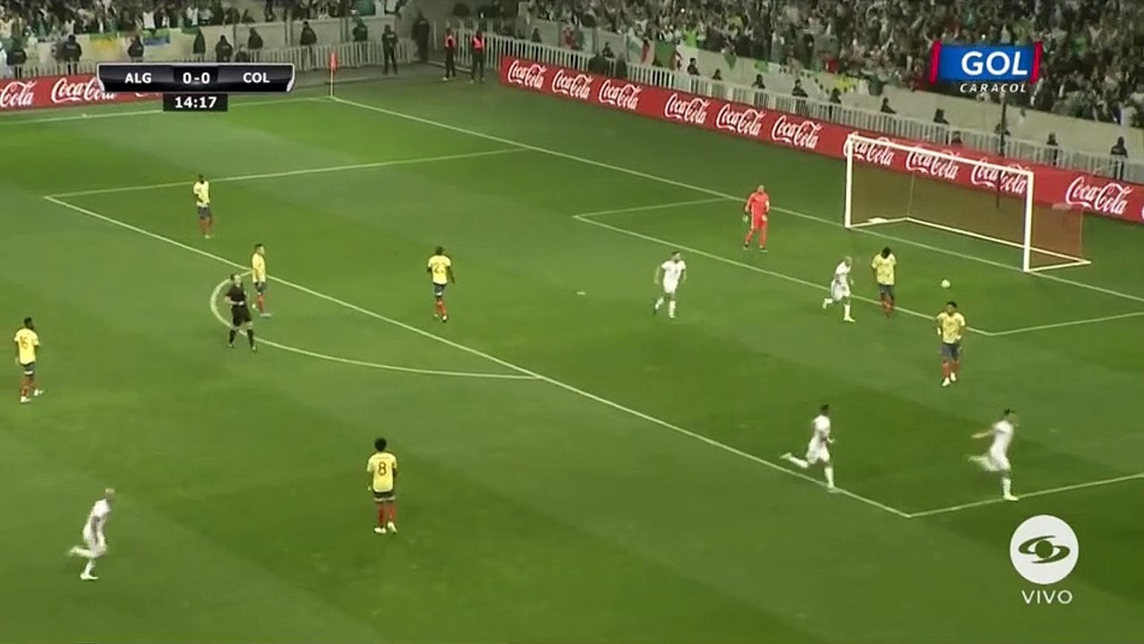 Baghdad Bounedjah Goal - Algeria vs Colombia 1...