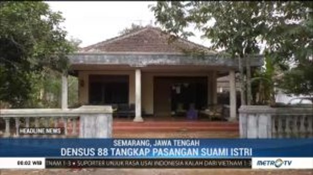 Suami Istri Terduga Teroris Ditangkap di Semarang