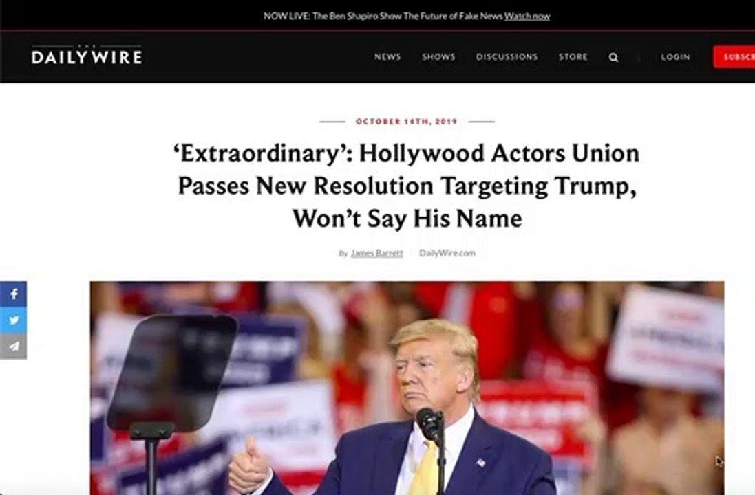 Actors + Politics = DUMB