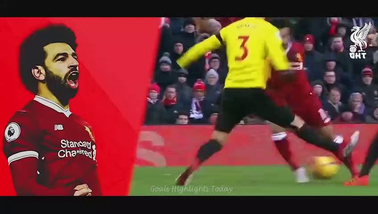 شاهد . مهارات واهداف محمد صلاح علي اغنية انا ابن مصر 2019