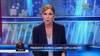 Presidente Moreno cambió cúpula militar