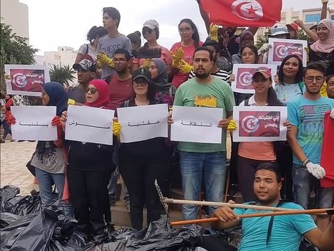 كانت هذي حصيلة اليوم من حملة النظافة لشباب صفاقس في منطقة #الناصرية رفع اكثر من 1300 كغ من النفايات و الفضلات