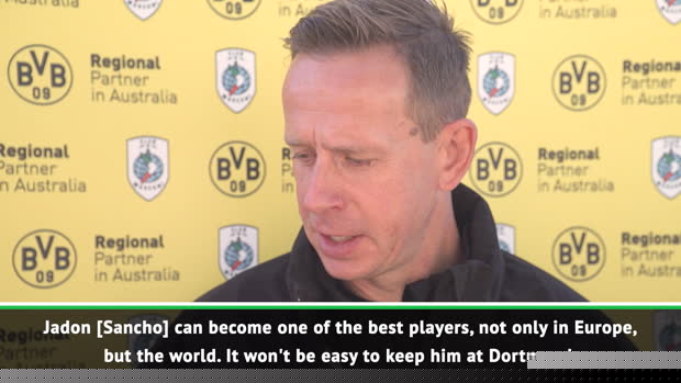 Sancho's potential will make him hard to keep says Dortmund assistant