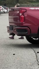 Teacher Rants While Tending to Her Truck