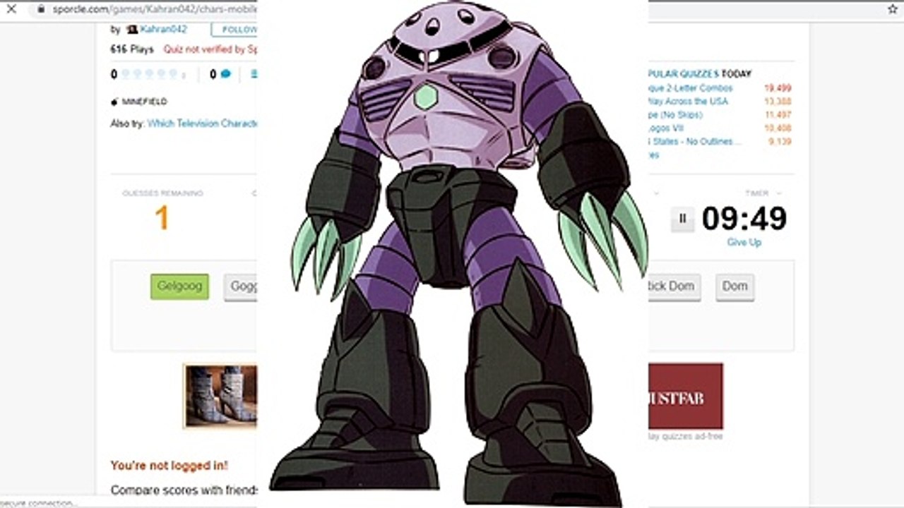 What Mobile Suit I Should Pilot? (Pinder Studios)