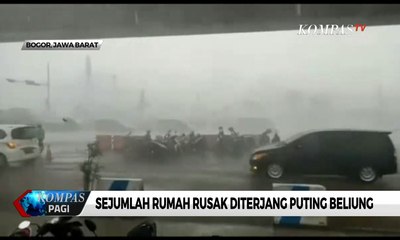 Bogor Diterjang Puting Beliung, Rumah Warga Rusak