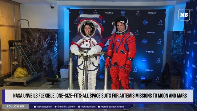 NASA unveils flexible, one-size-fits-all space suits for Artemis missions to moon and Mars