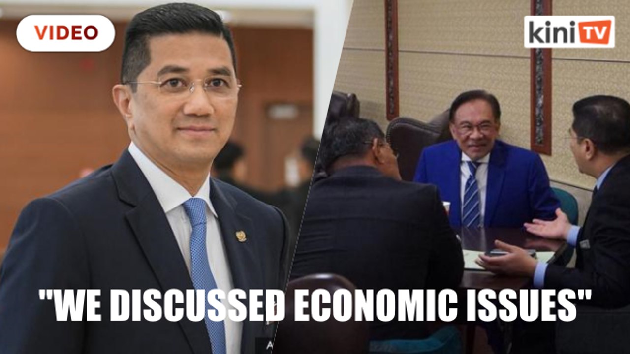 We talked about the economy, says Azmin on meet...
