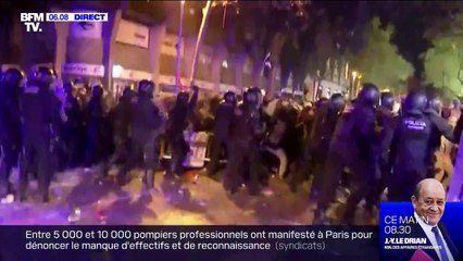 Deuxième jour d'affrontements entre police et indépendantistes à Barcelone