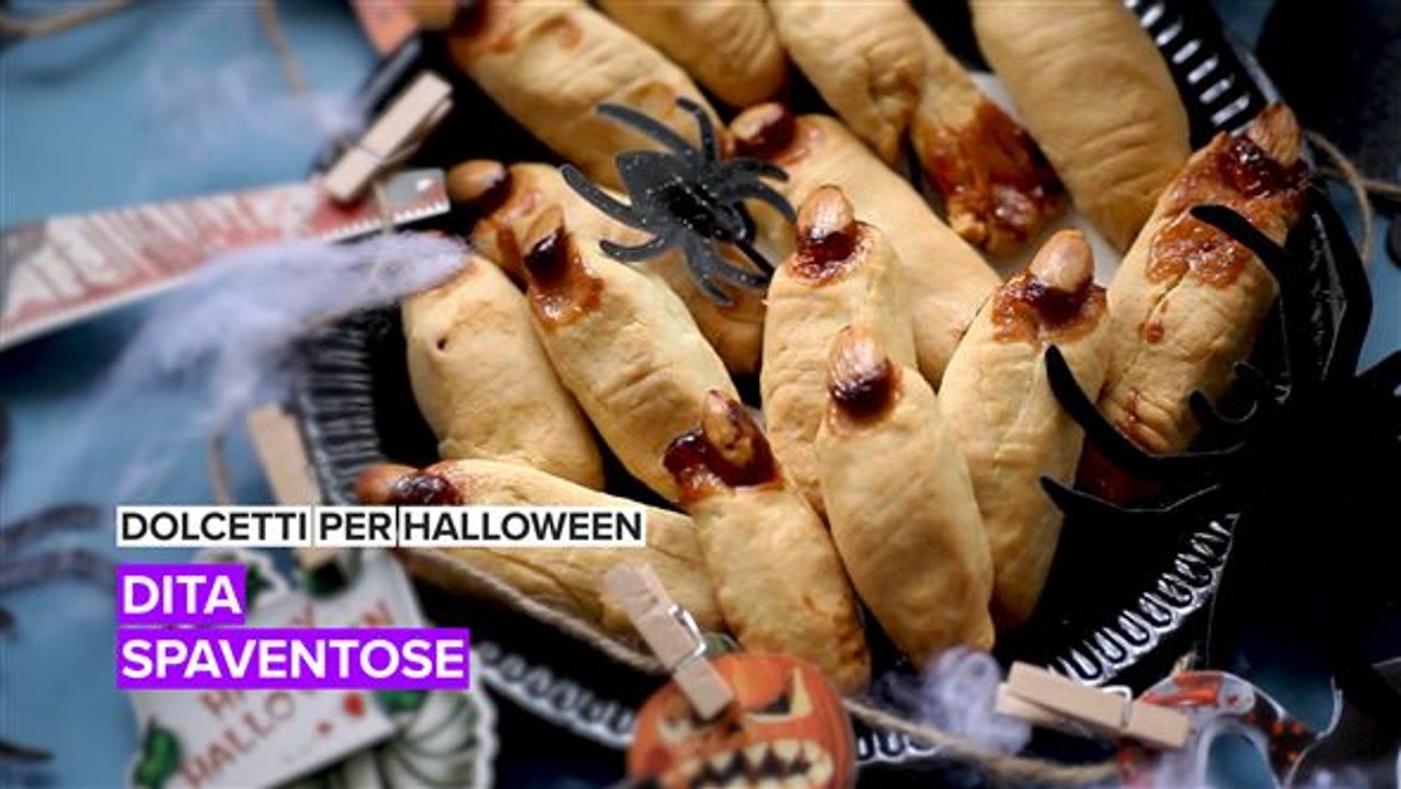 Dolcetti per Halloween: dita spaventose