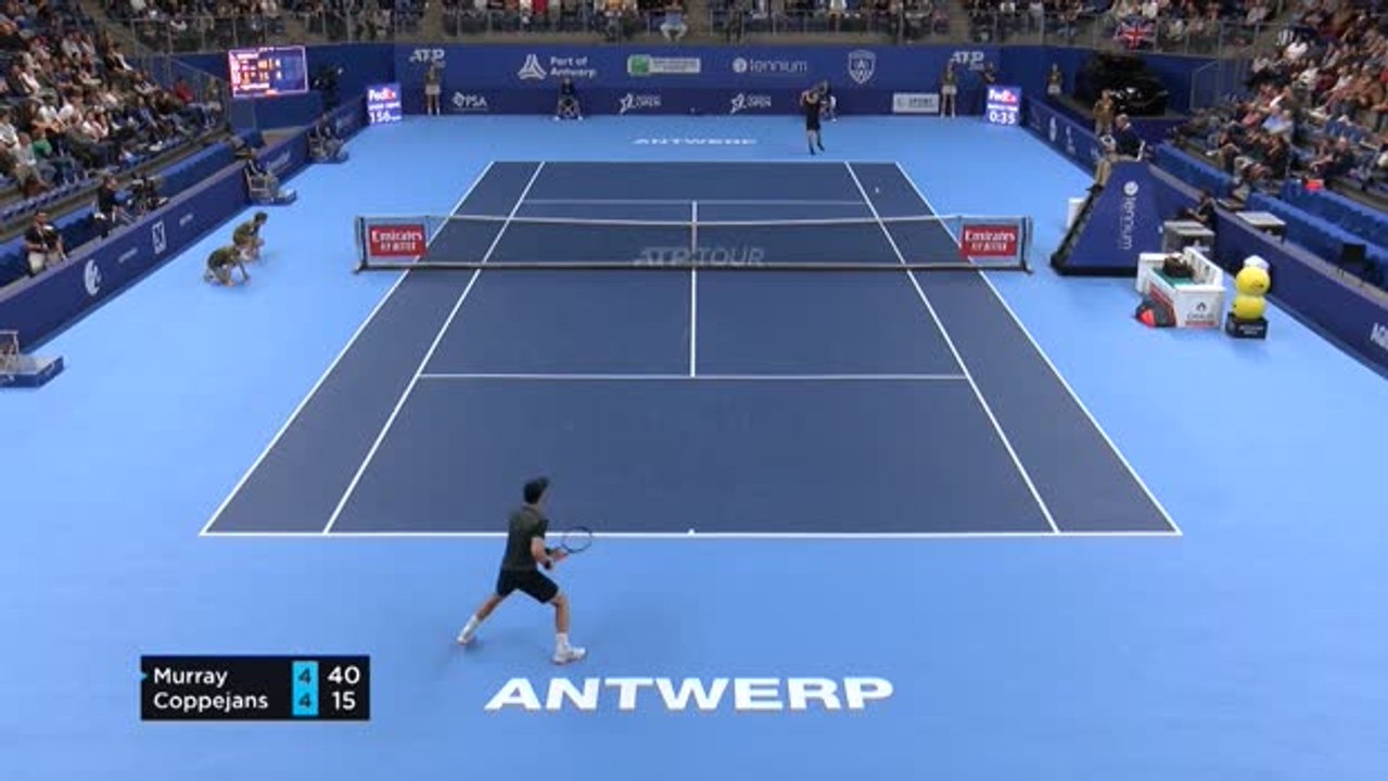 Murray bekuk Coppejans (6-4 7-6)