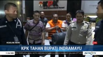 KPK Tahan Bupati Indramayu