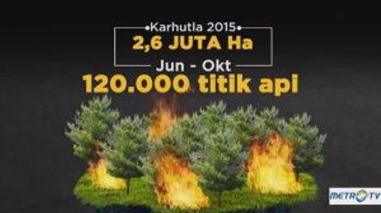 Titik Api Karhutla Berkurang, Kabut Asap Masih Terjadi