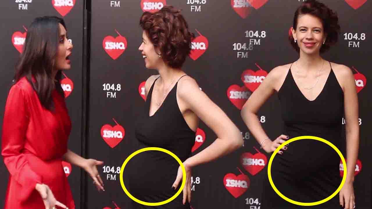 Kareena Kapoor Khan gets surprised to see Kalki Koechlin's baby bump; Watch video | FilmiBeat