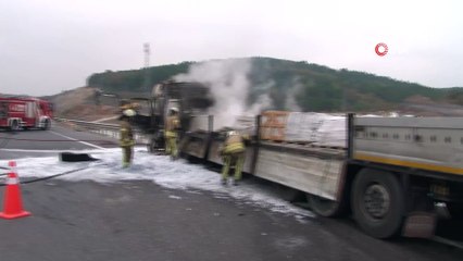 Kuzey Marmara otoyolunda tır kazası