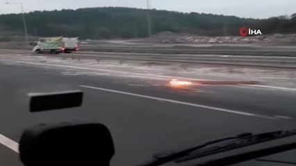 Kuzey Marmara otoyolunda tır kazası