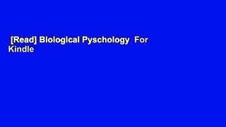 [Read] Biological Pyschology  For Kindle