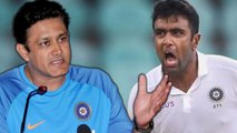 Anil Kumble  praises  Ashwin calls him 