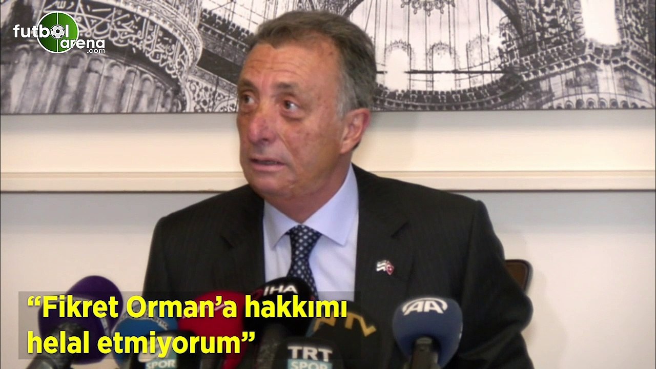 Ahmet Nur Çebi: "Fikret Orman'a hakkımı helal etmiyorum"