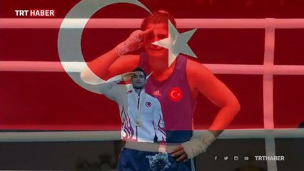 Mehmetçikten milli sporculara selam var