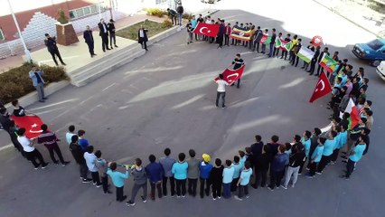 Afrikalı öğrencilerden  Mehmetçiğe destek