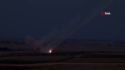 Rasülayn'daki Terör Hedefleri Çok Namlulu Roketatarlar İle Vuruldu