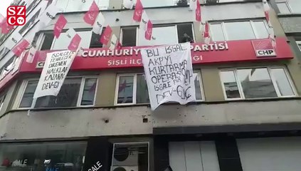 CHP Şişli İlçe Başkanlığı'nda hareketli dakikalar
