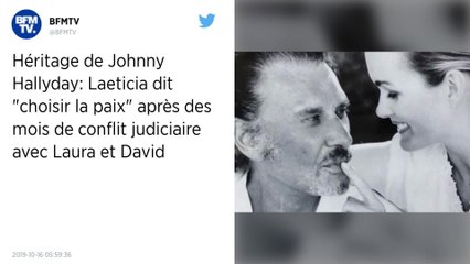 Héritage de Johnny Hallyday: Laeticia dit "choisir la paix"